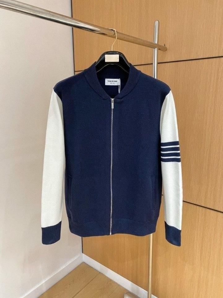 톰브라운 TB 집업완장 니트 자켓 남녀공용 (국내배송)
