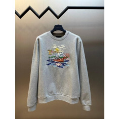 루이비통 엠브로이 자수 맨투맨 남녀공용 2컬러 (국내배송)