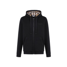 버버리 자수로고 후드 집업 (국내배송)