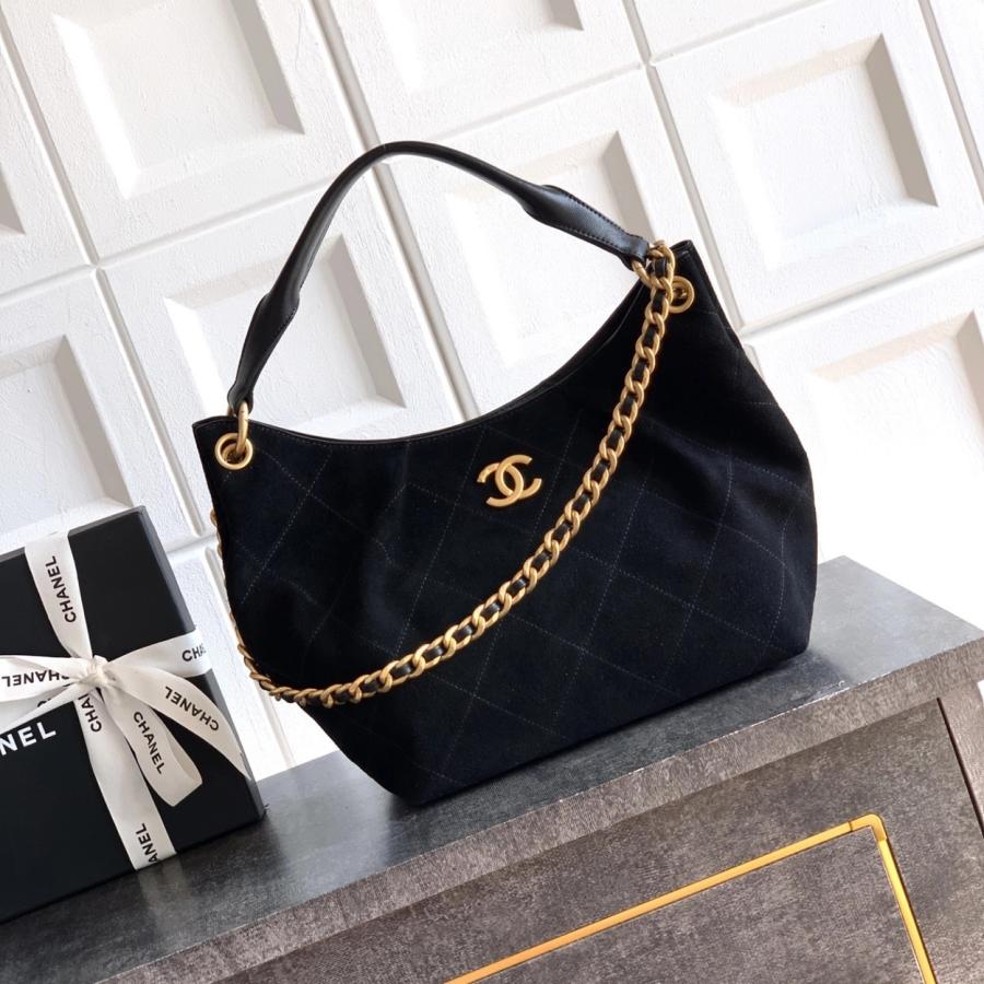 샤넬 26C 크루즈 스웨이드 호보백 스몰 AS5978