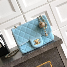 샤넬 25B 크리스탈볼 쁘띠삭 플랩백