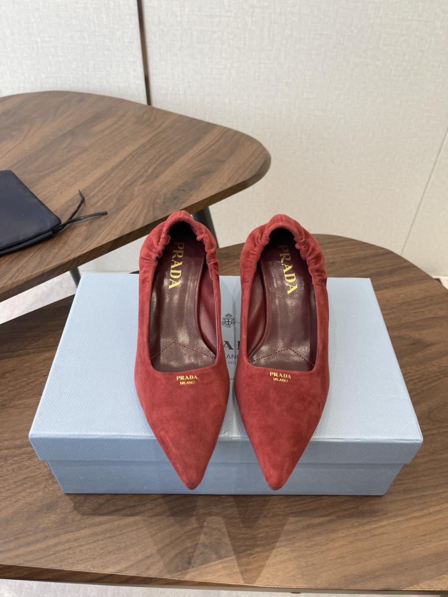 프라다 26SS 스웨이드 펌프스 4컬러