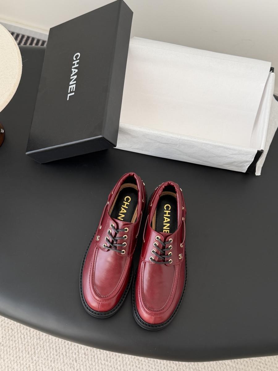 샤넬 26C 신상 레이스업 로퍼