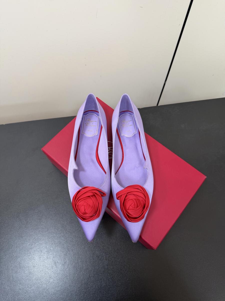 로저비비에 26SS 로즈 플랫슈즈