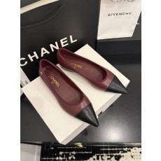 샤넬 투톤 플랫슈즈