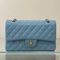 샤넬 클래식 미듐 25cm 램스킨