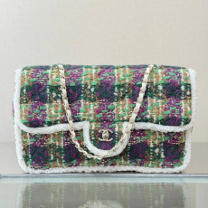 샤넬 26C 코코네쥬 트위드 플랩백 라지 AS5686