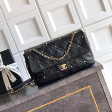 샤넬 26C 코코네쥬 트위드 플랩백 라지 AS5686