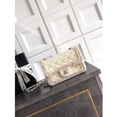 샤넬 25K 트위드 플랩백 미니, 스몰, 미듐 (3가지 사이즈)