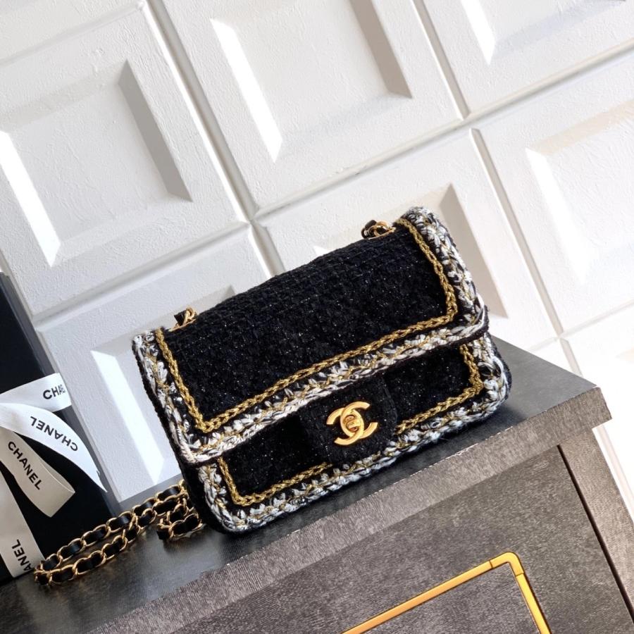 샤넬 25K 트위드 플랩백 미니, 스몰, 미듐 (3가지 사이즈)