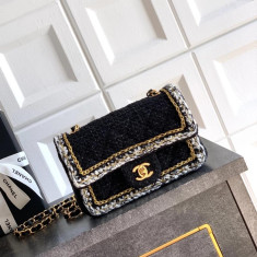 샤넬 25K 트위드 플랩백 미니, 스몰, 미듐 (3가지 사이즈)