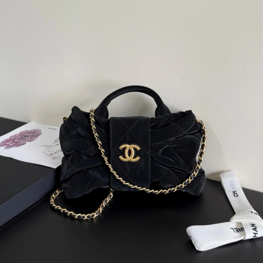 샤넬 25K 스웨이드 보우백 미니 AS5849