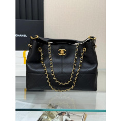 [팬더샵] 샤넬 25a 공방 스웨이드 스몰 쇼핑백