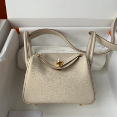 에르메스 린디백 Togo 금장, 은장 20cm