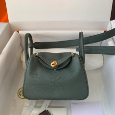 에르메스 린디백 Togo 금장, 은장 20cm