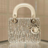 디올 비즈장식 레이디백 미니 17cm