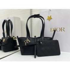 디올 뚜주흐 쇼퍼백 블랙 스몰