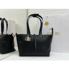 디올 뚜주흐 쇼퍼백 블랙 미듐