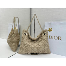 디올 Cannage 카프스킨 숄더백