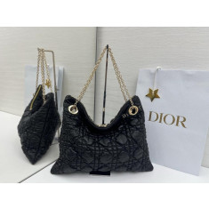 디올 Cannage 카프스킨 숄더백