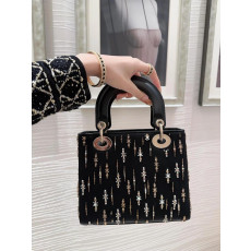 디올 아이콘 새틴 레이디백 스몰