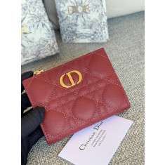 디올 램스킨 카로 달리아 지갑