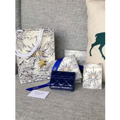 디올 레이디 페이던트 반지갑