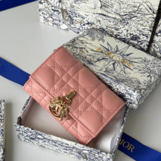 디올 레이디 카프스킨 지갑