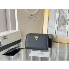프라다 사피아노 메탈 로고 카드지갑