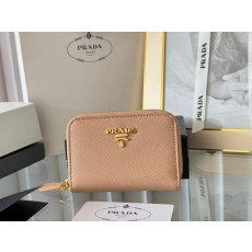프라다 사피아노 메탈 로고 카드지갑