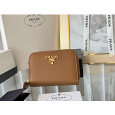 프라다 사피아노 메탈 로고 카드지갑