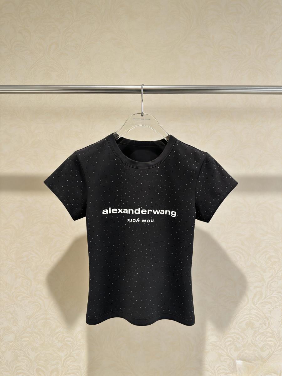 알렉산더왕 크롭 반팔 티셔츠