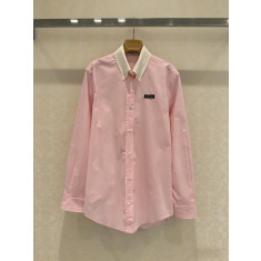 미우미우 핑크 셔츠