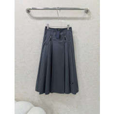 프라다 정면 로고 스커트