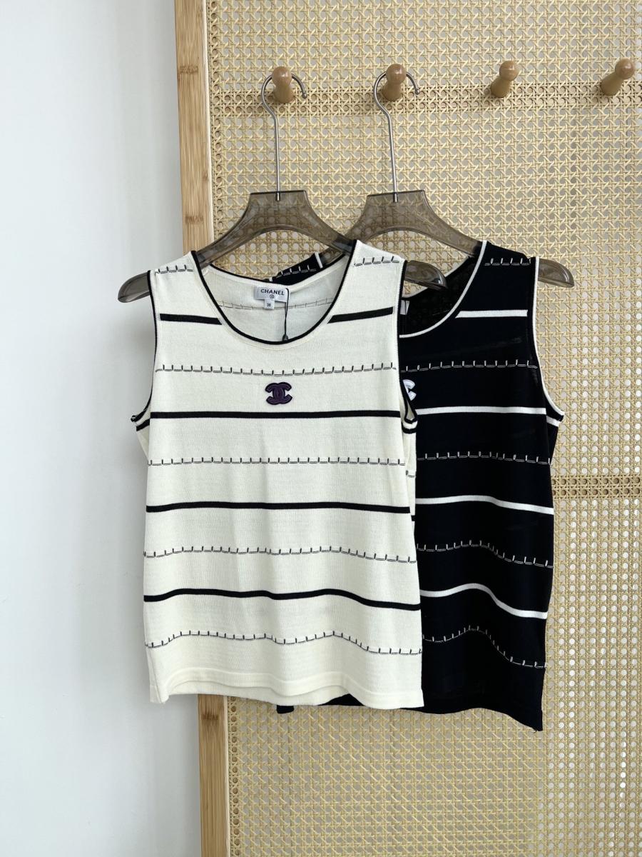 샤넬 스트라이프 나시 2컬러