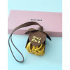 미우미우 꼬냑 가죽 키링 (국내배송)