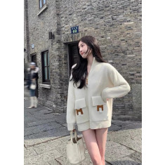 에르메스 H포켓 니트 가디건