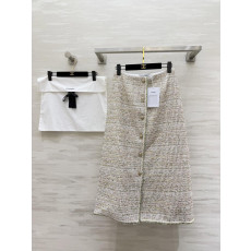 샤넬 트위드 스커트