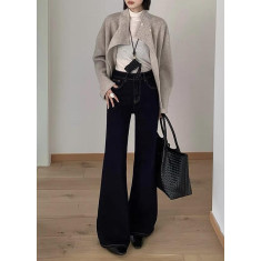 톰브라운 부츠컷 데님 팬츠