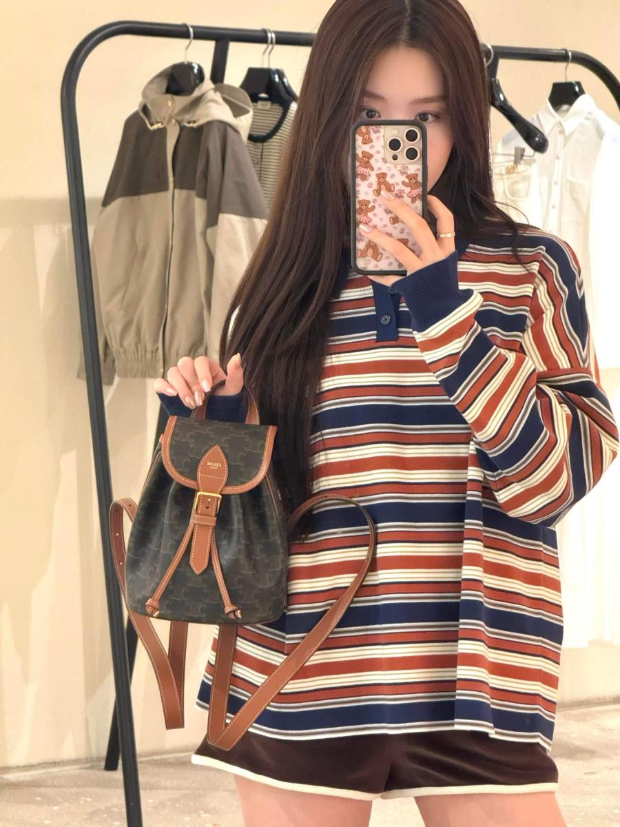 셀린느 폴로 스트라이프 티셔츠