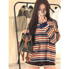 셀린느 폴로 스트라이프 티셔츠