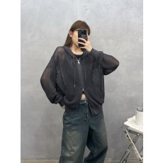 크롬하츠 매쉬 후드 집업