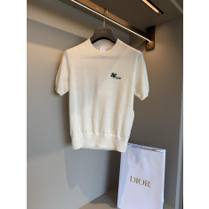 디올 네잎크로버 반팔 니트