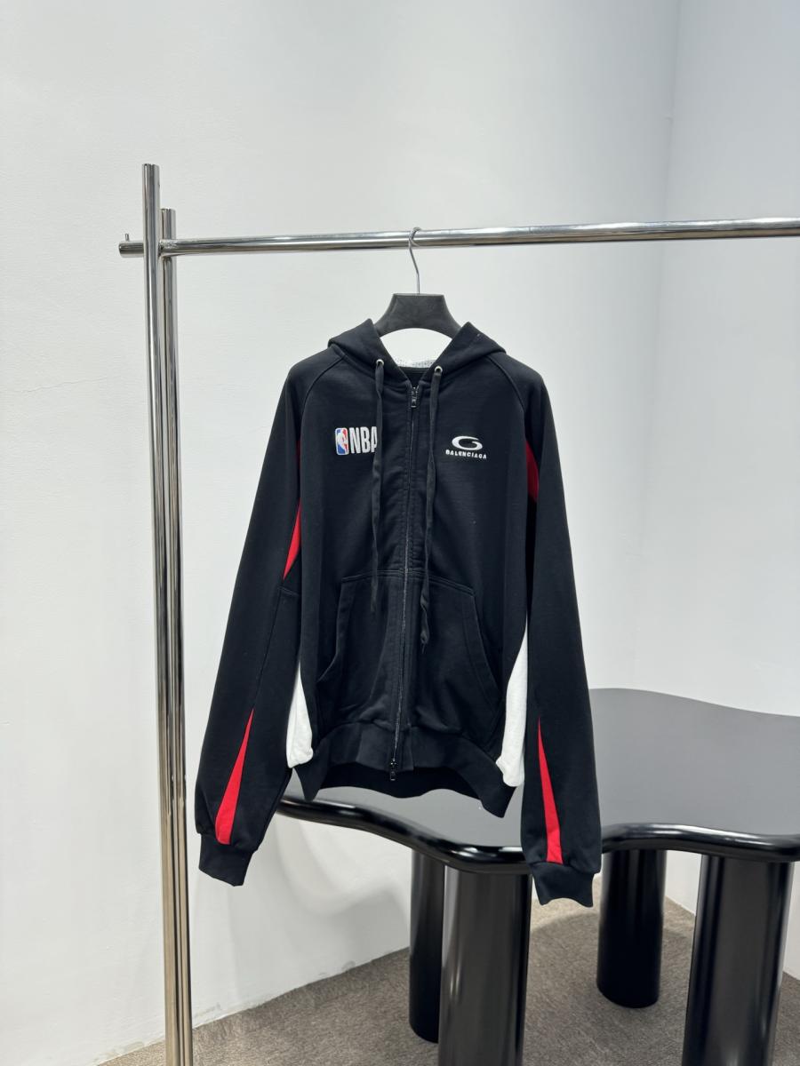 발렌시아가 26SS NBA 후드 집업