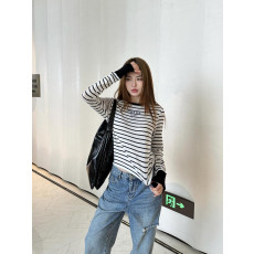 프라다 스트라이프 티셔츠