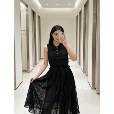 샤넬 폴로 니트 원피스