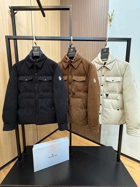 ✨타임세일✨몽클레어 레치 코듀로이 패딩 남성용 사이즈:3 / 색상:블랙