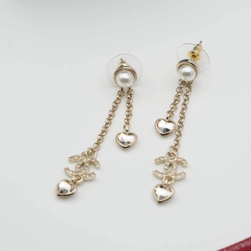 샤넬 진주드롭 귀걸이