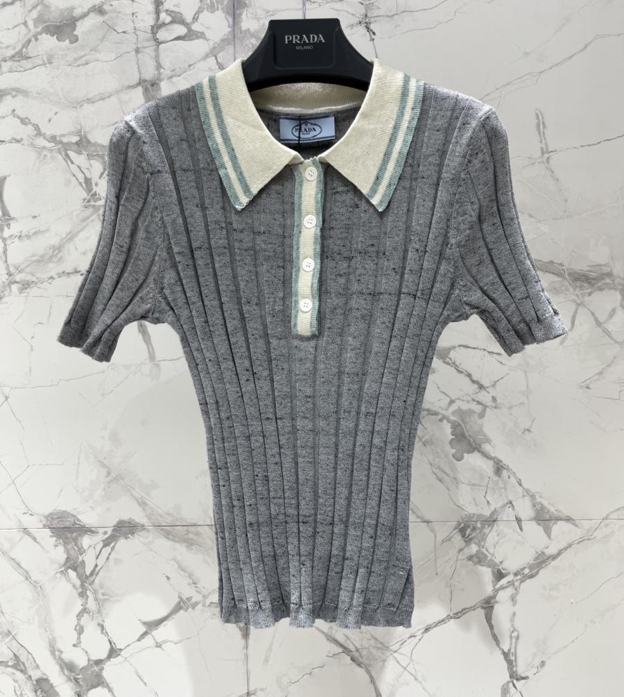 프라다 폴로 반팔 니트