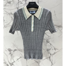 프라다 폴로 반팔 니트